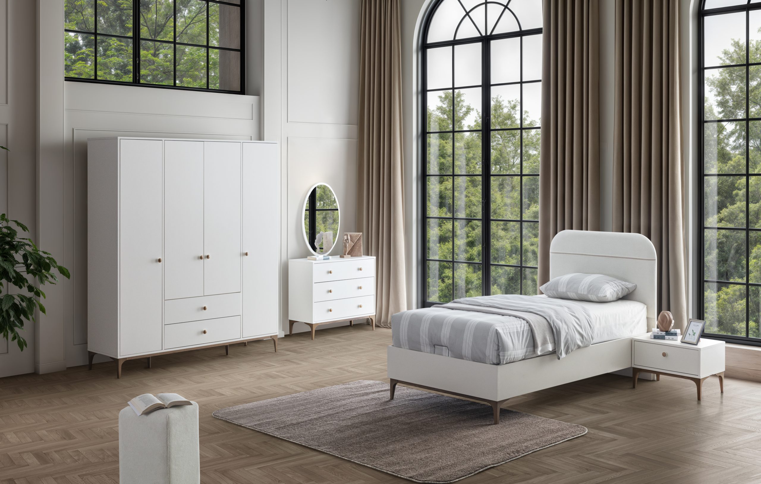 Polo 4 kapaklı genç odası