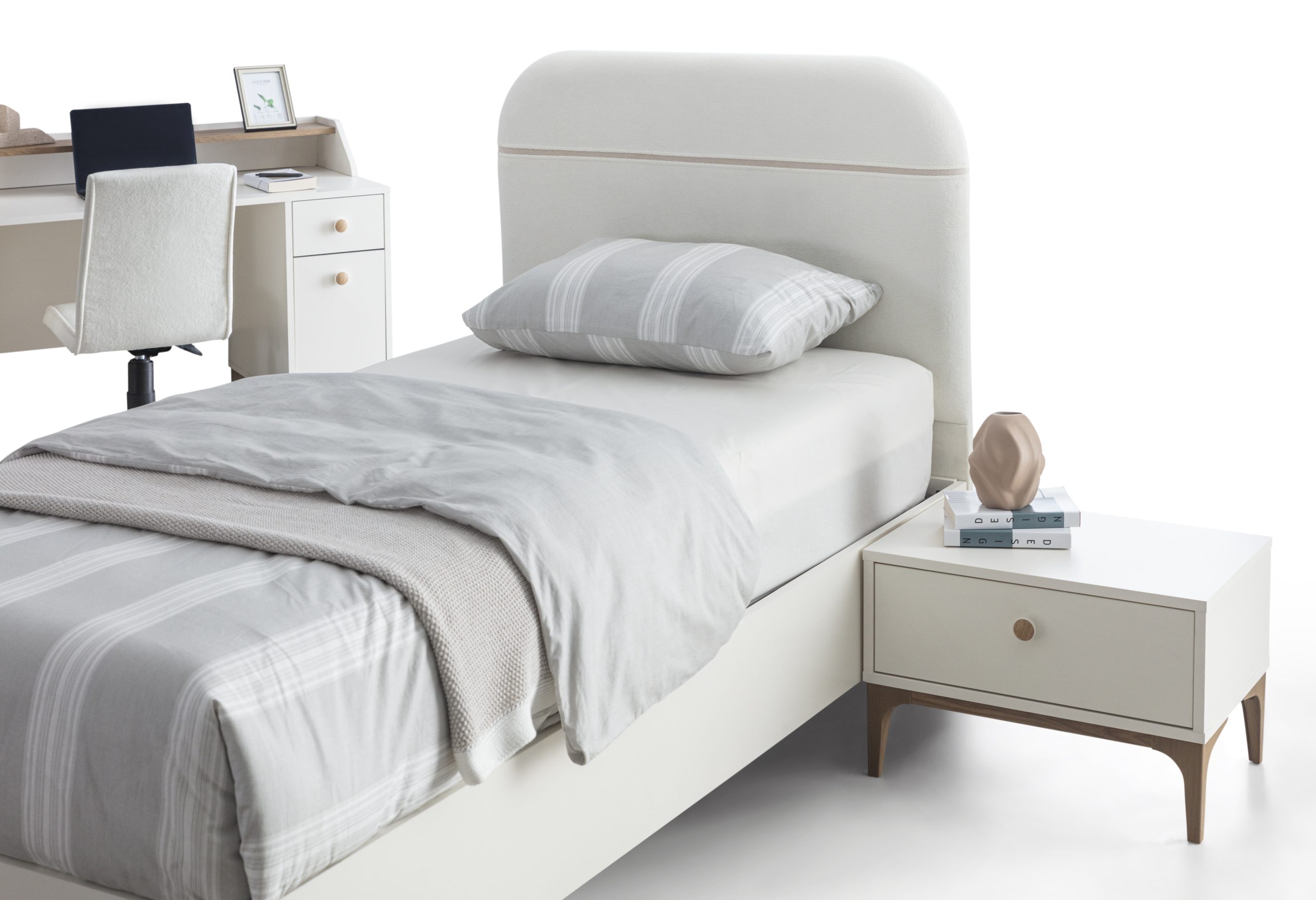 Bazalı karyola +Başlık